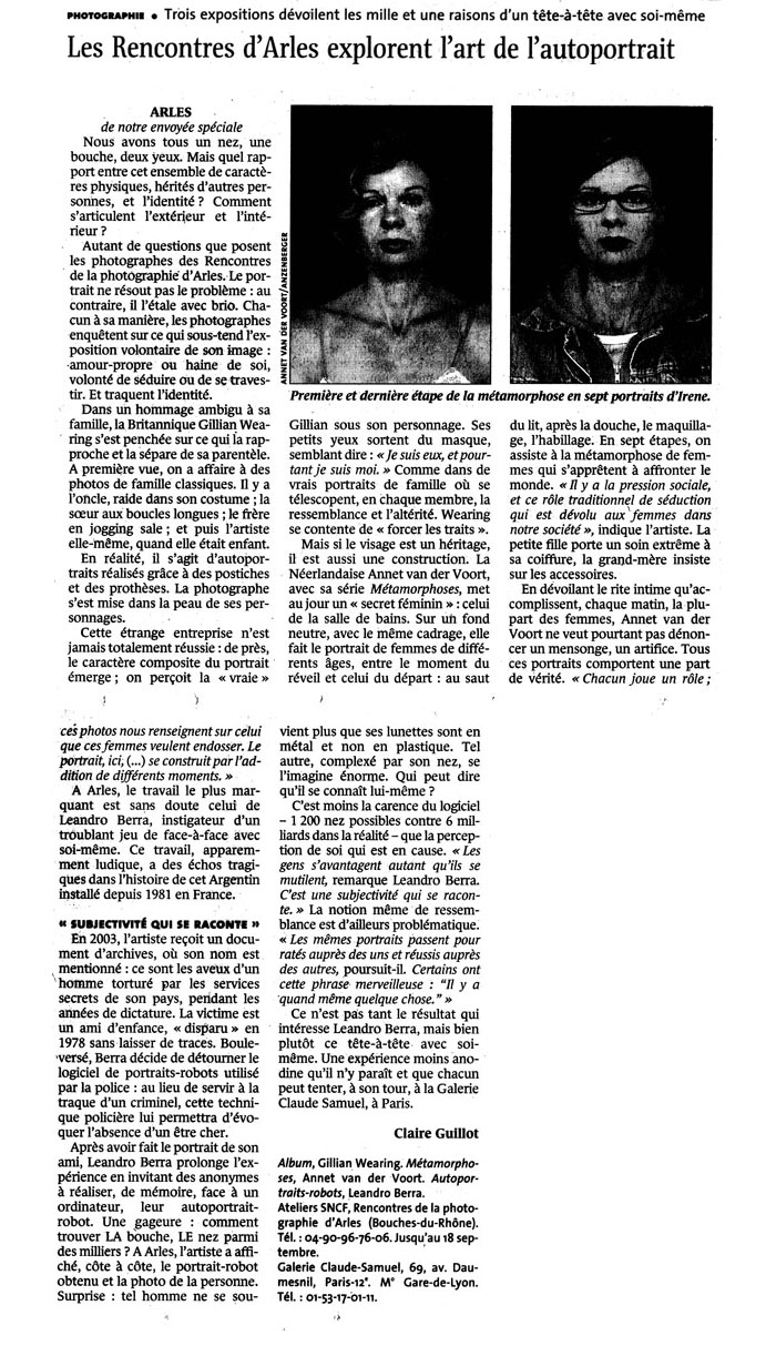 le Monde 11_08_05